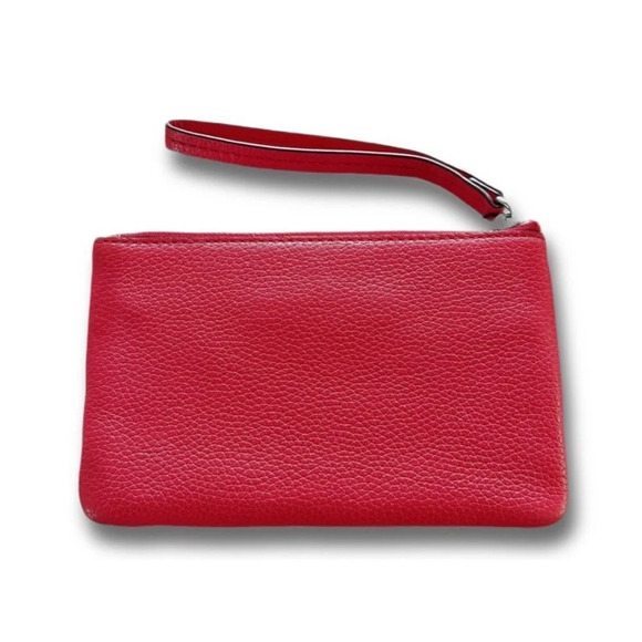 Marc Jacobs Leather Wristlet | One Size | Poppy Red | New with Tags - Picture 5 of 7